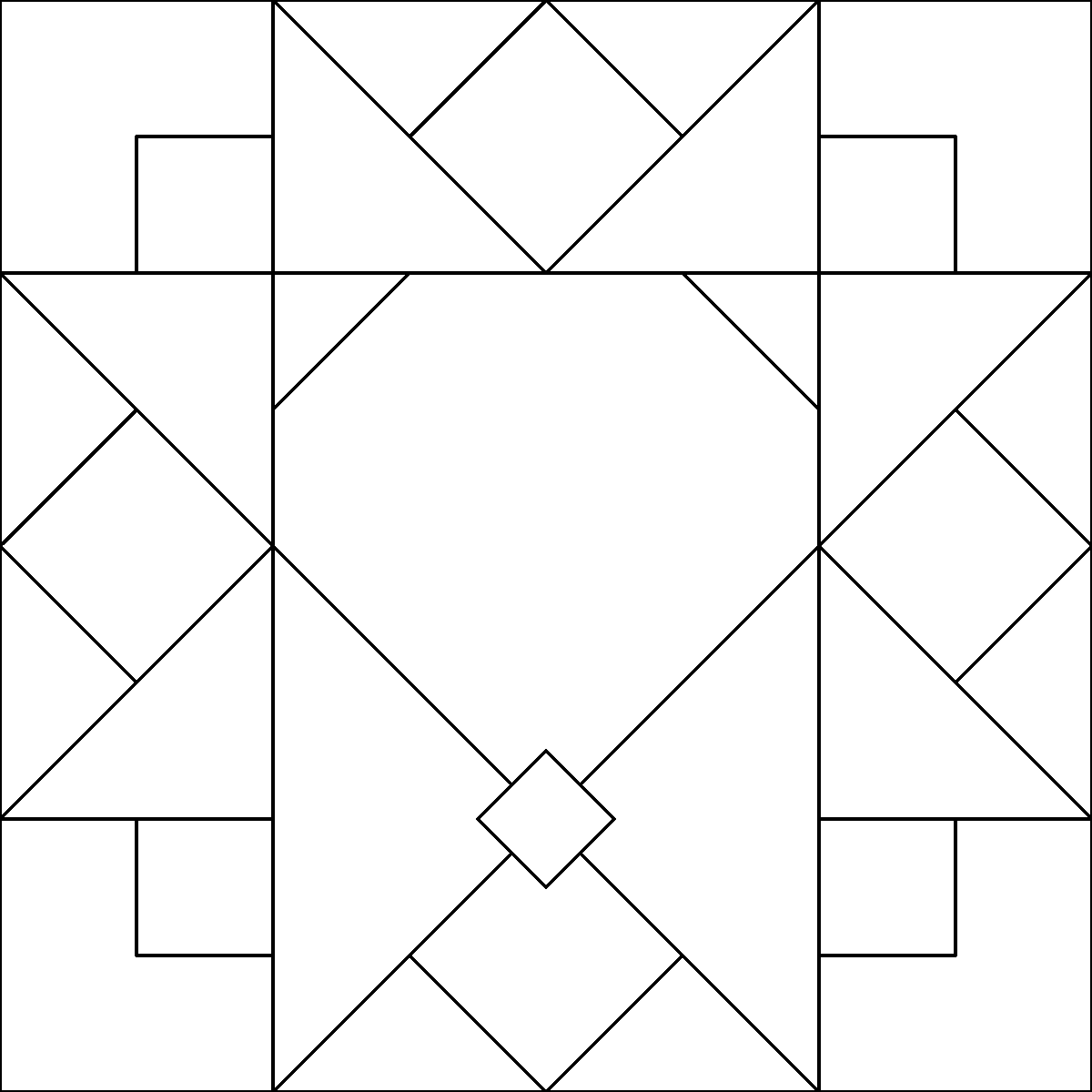 Pattern 93, Christmas Wreath barn quilt pattern thumbnail